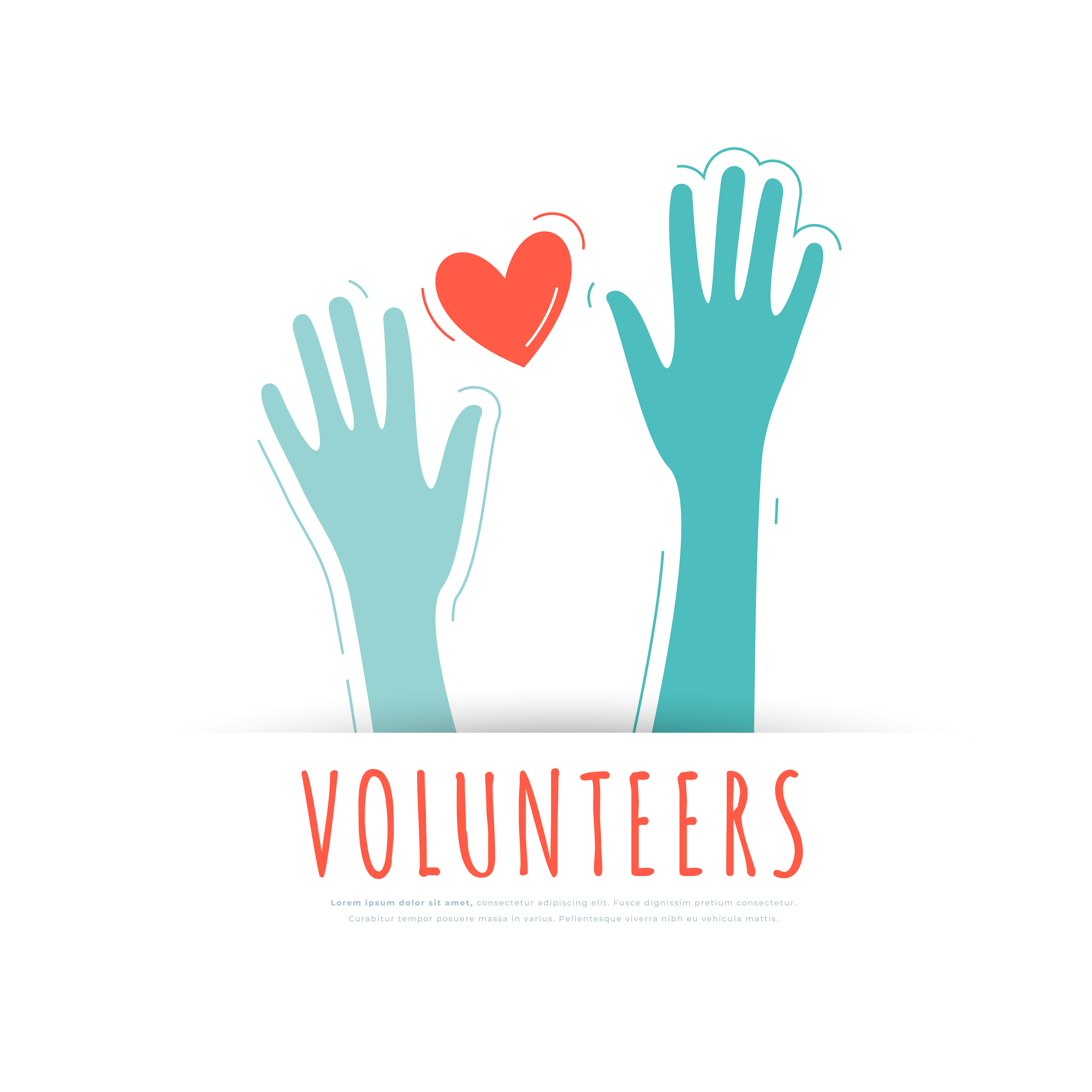 Volunteers working together